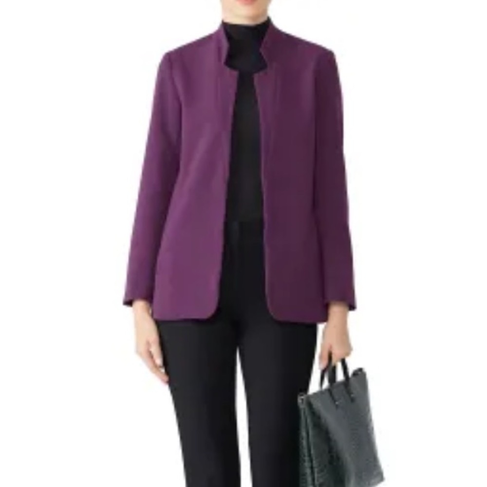 Of Mercer Purple Blazer Size 4